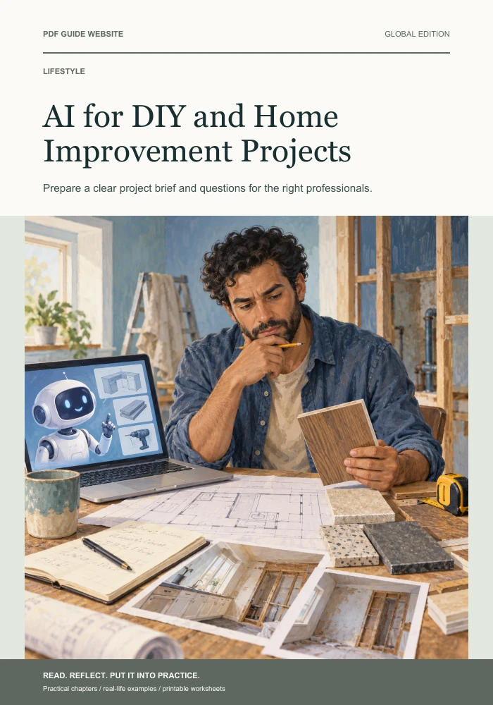 AI for DIY and Home Improvement Projects — PDF guide cover
