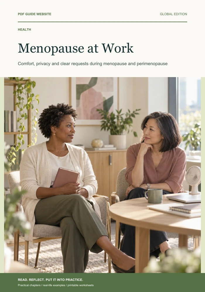 Menopause at Work — PDF guide cover