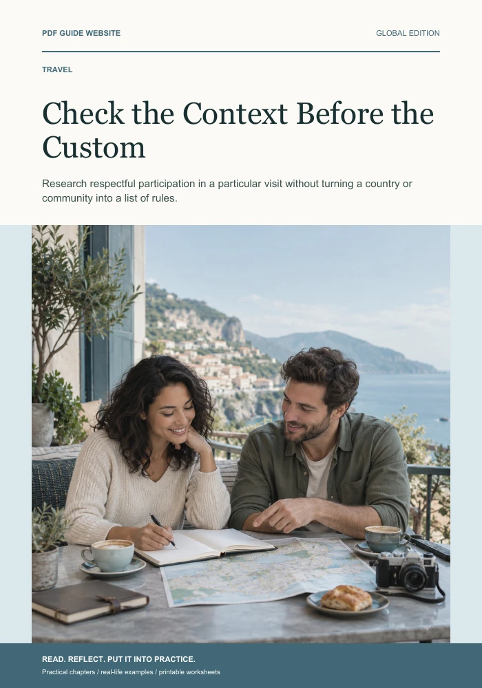 Check the Context Before the Custom — PDF guide cover