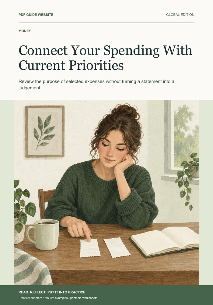 Connect Your Spending With Current Priorities — PDF guide cover